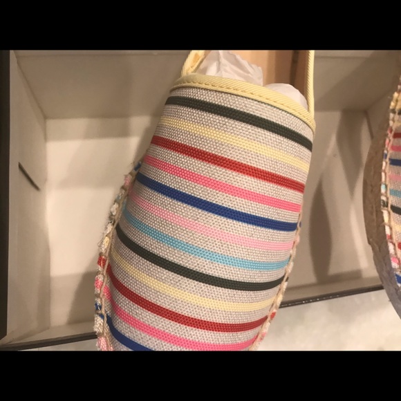 Striped espadrille sandals - Picture 1 of 6